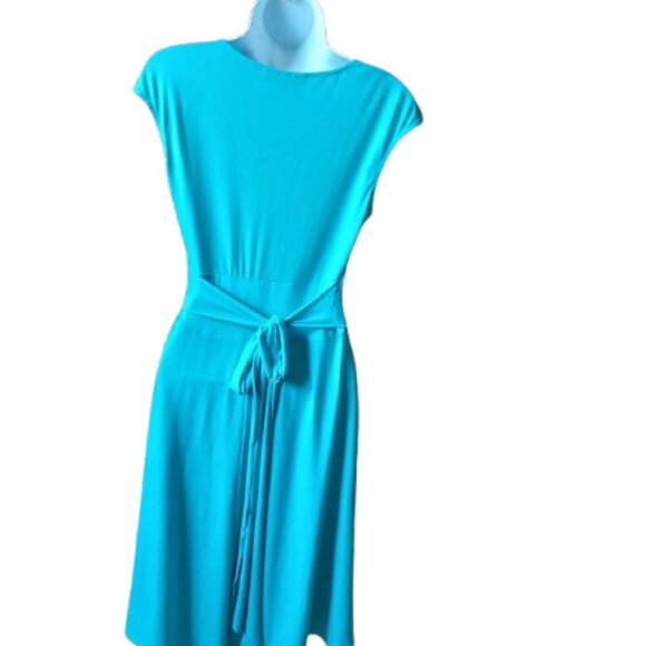 Blue Midi Dress Size Large - Picture 4 of 4